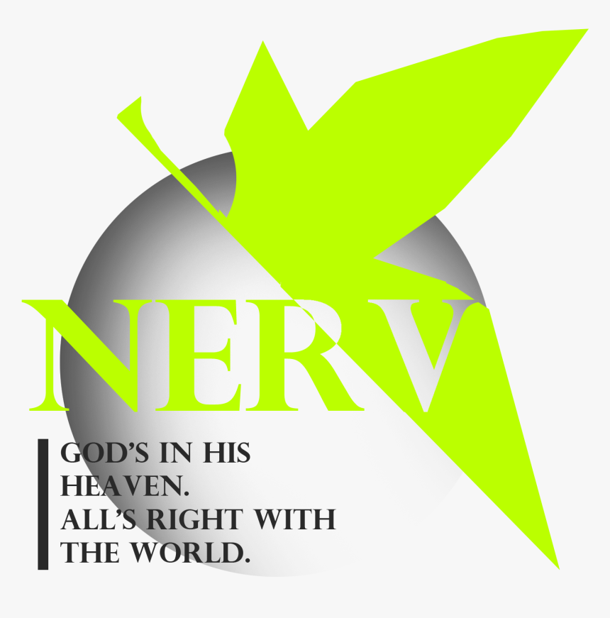 Asukaitsmine - Nerv Logo Neon Exodus Evangelion, HD Png Download, Free Download