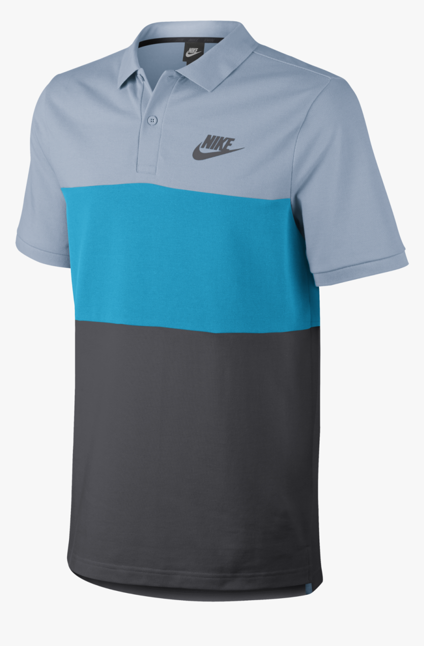 Transparent Blue Swoosh Png - Nike M Nsw Polo Pq Matchup, Png Download, Free Download