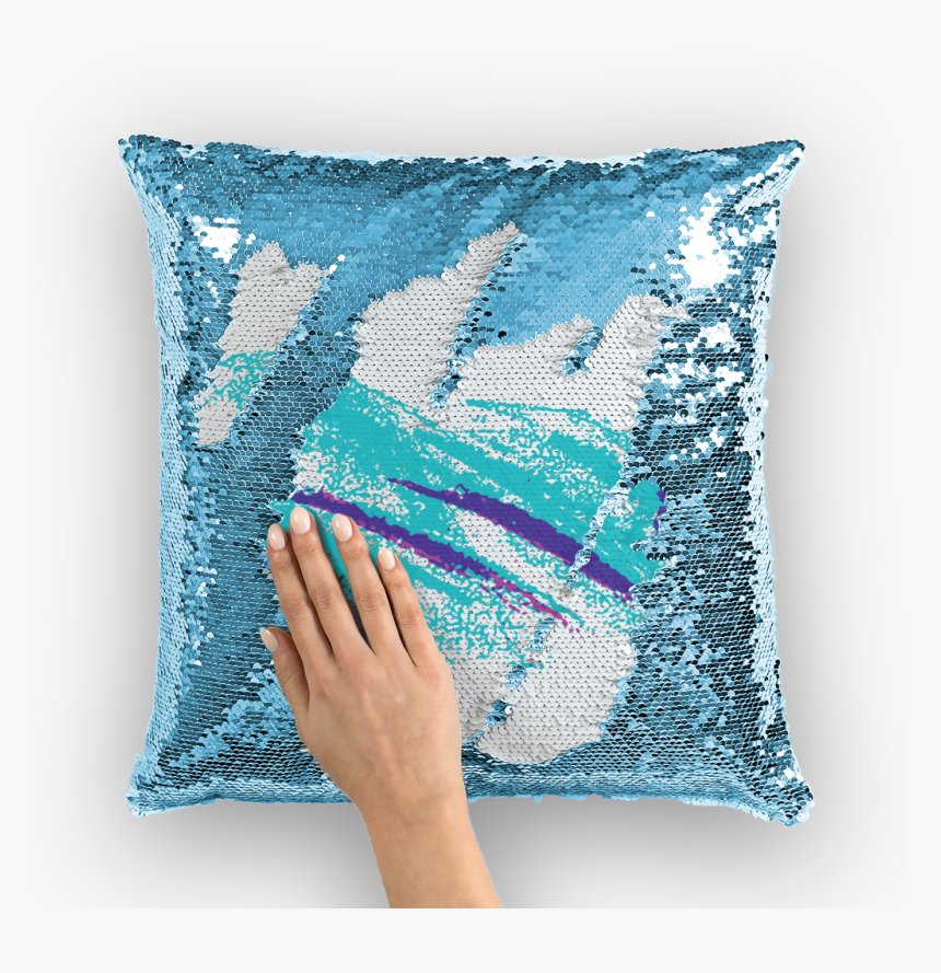 90"s Swoosh Sequin Cushion Cover - Danny Devito As Mr Clean, HD Png Download, Free Download