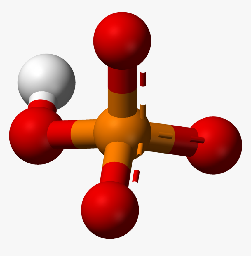 1 Hydrogenphosphate 3d Balls - Dihydrogen Phosphate, HD Png Download, Free Download