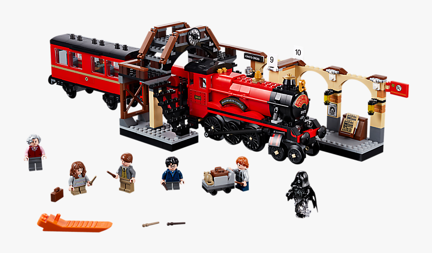 Lego Hogwarts Express , Transparent Cartoons - Train Lego Harry Potter, HD Png Download, Free Download