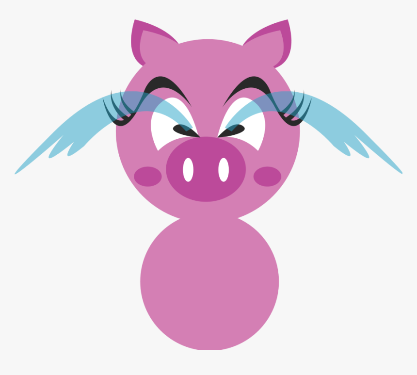 Domestic Pig Crying Clip Art - Crying, HD Png Download, Free Download
