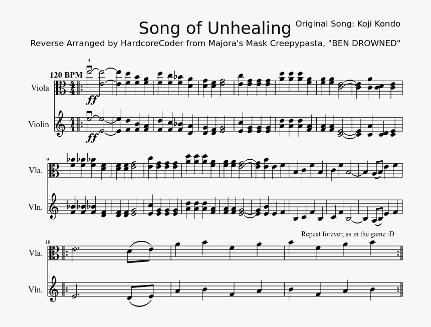 Song Of Unhealing Notes, HD Png Download, Free Download
