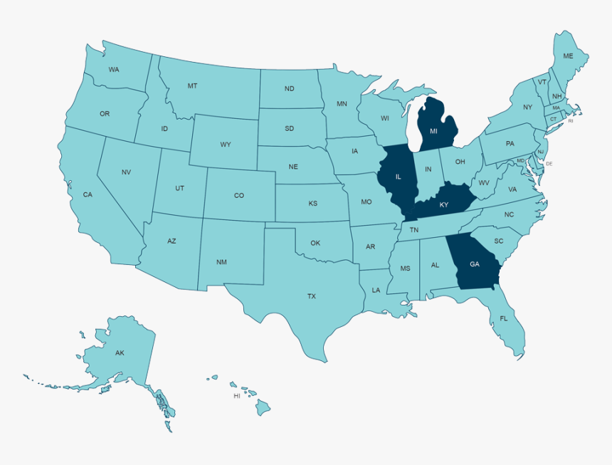 United States Map New England States, HD Png Download, Free Download