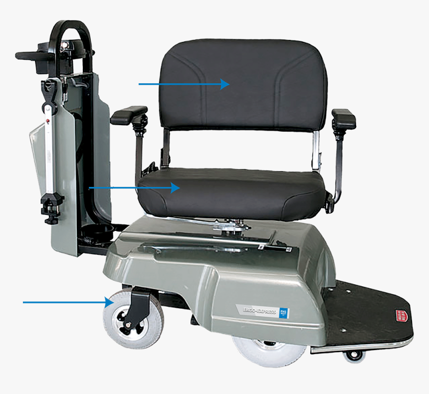 Ergo Express Motorized Patient Transport Chair With - Motorized Safe Patient Handling Wheelchair Mover, HD Png Download, Free Download