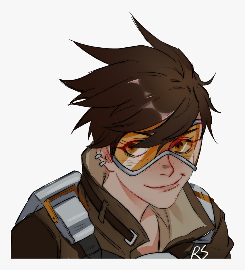 Transparent Tracer Goggles Png - Cartoon, Png Download, Free Download