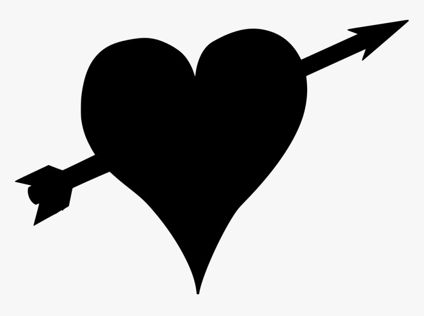 Transparent Heart Cluster Png - Bow And Arrow Heart, Png Download, Free Download