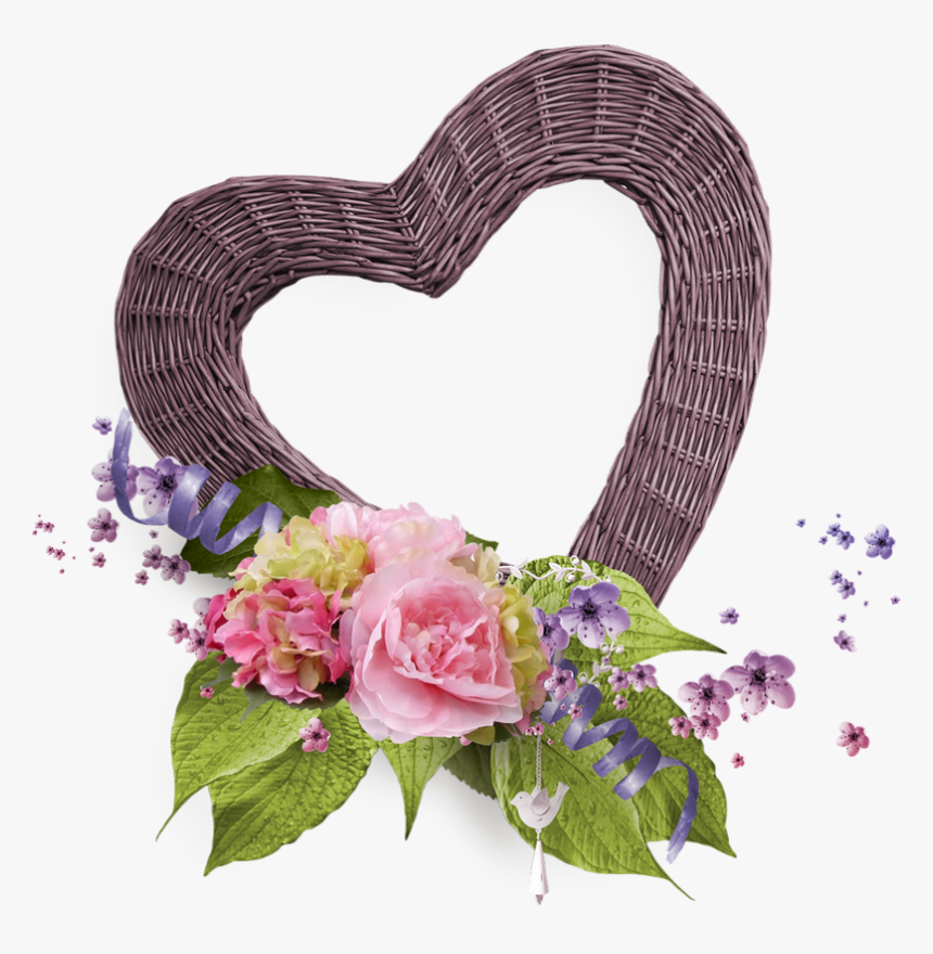 Cadre Photos Png, Coeur - Artificial Flower, Transparent Png, Free Download