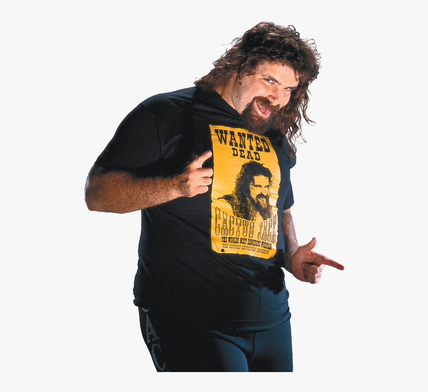 Download Mick Foley Png - Mick Foley Cactus Jack Shirt, Transparent Png, Free Download