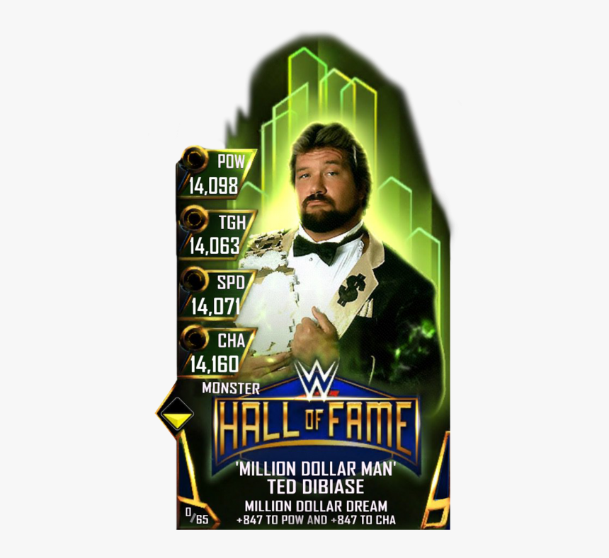 Transparent Ted Dibiase Png - Wwe Supercard Hall Of Fame, Png Download, Free Download