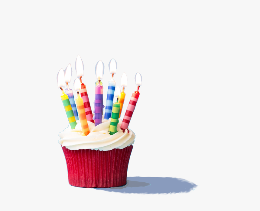 Image - Transparent Cupcake Candle Png, Png Download, Free Download