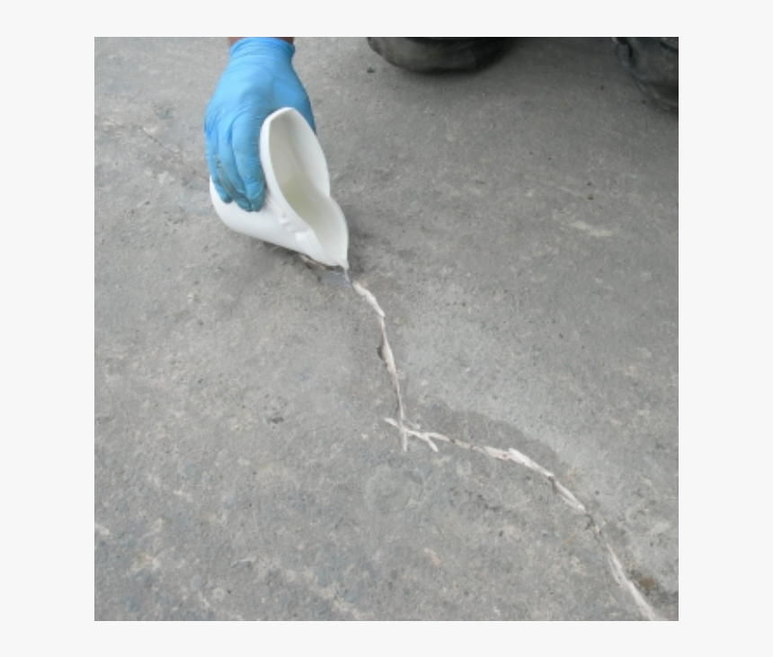 Transparent Crack Concrete - Clear Epoxy In Cracks, HD Png Download, Free Download