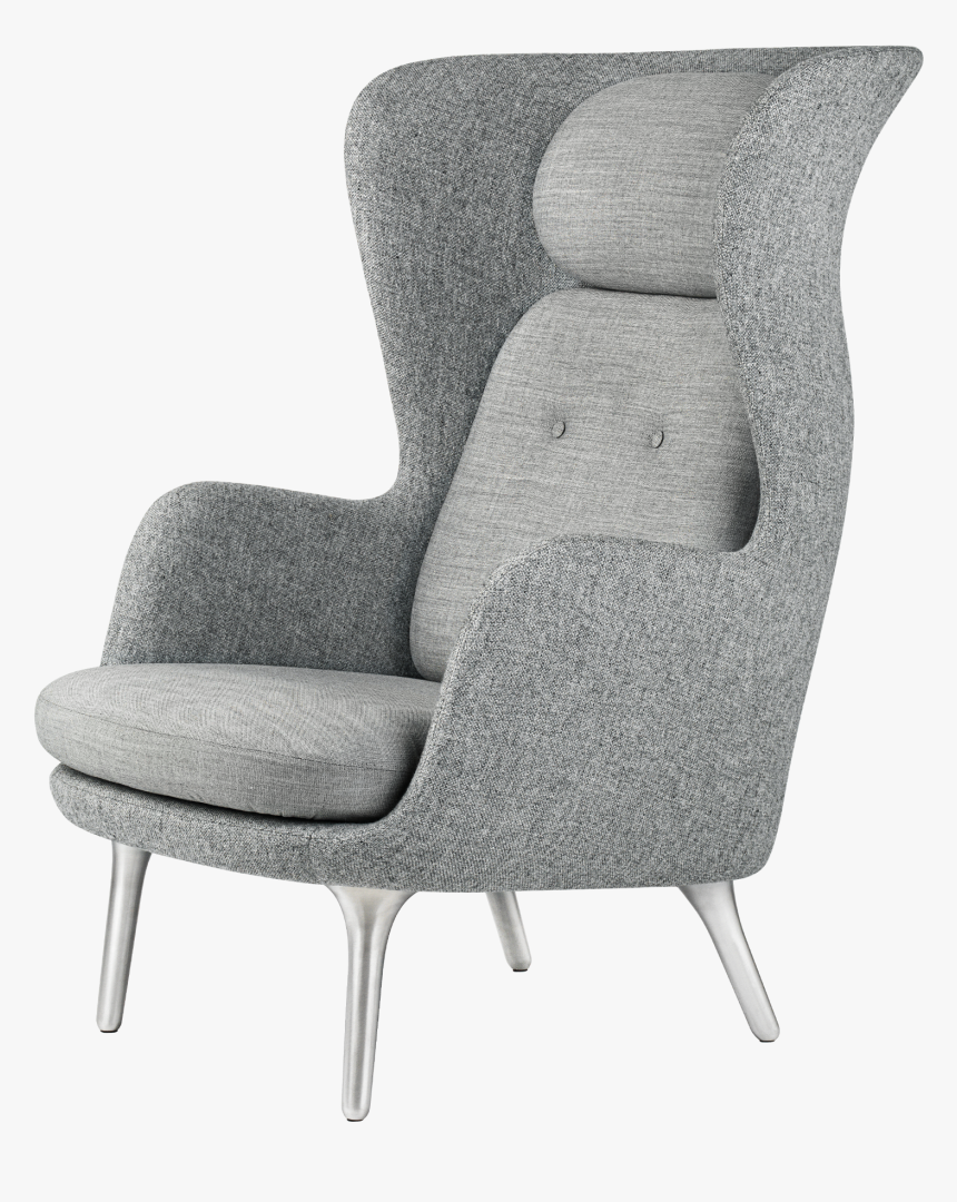 Ro Lounge Chair Designers Selection Light Grey - Fritz Hansen Ro Chair Light Grey, HD Png Download, Free Download