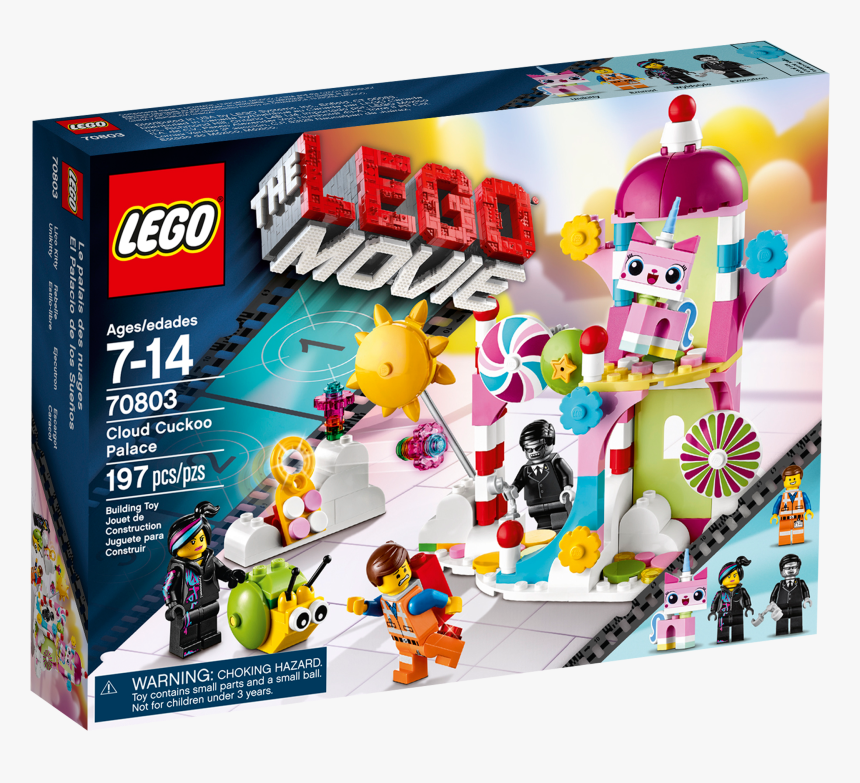 Lego Movie Unikitty Toy , Png Download - Lego Movie Cloud Cuckoo Palace Set, Transparent Png, Free Download