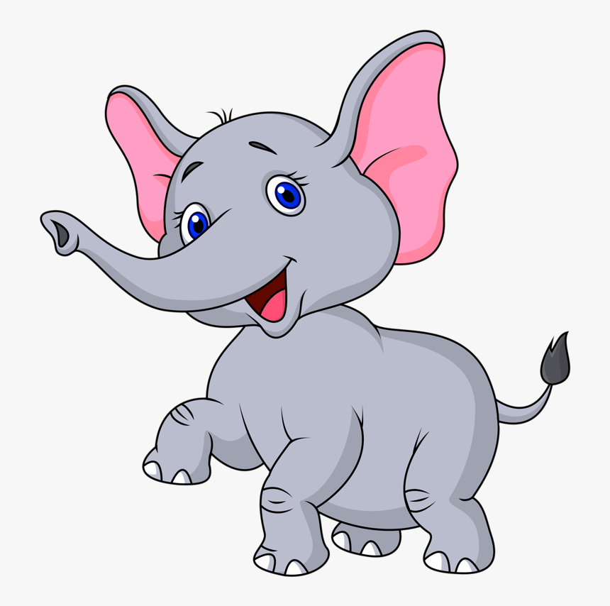 Elephant - Elephant Cartoon Vector, HD Png Download, Free Download