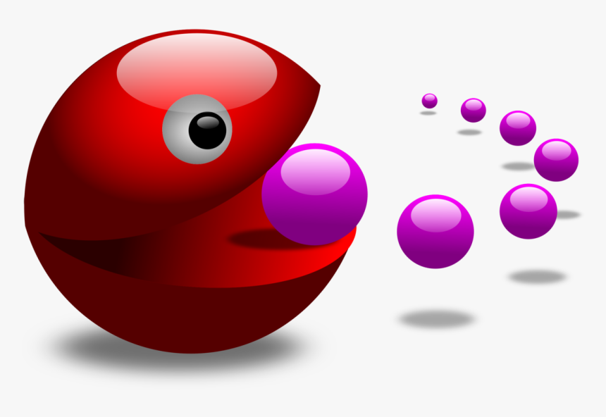 Pacman Game Clipart - Pacman Pac 3d Png, Transparent Png, Free Download