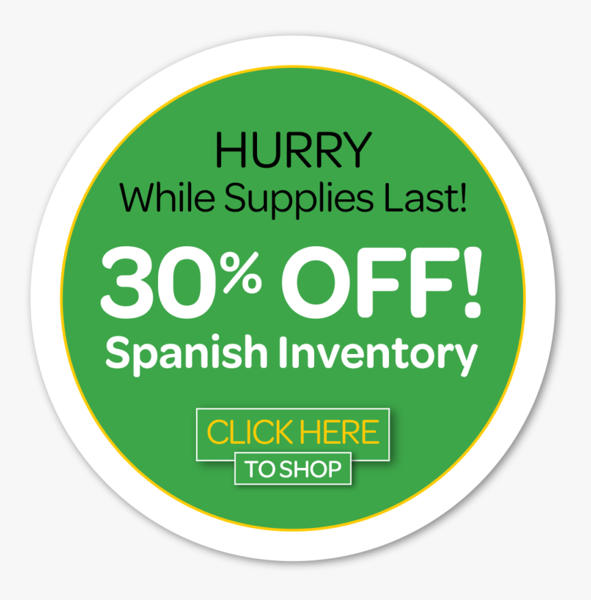 Spanish Inventory 30% Off, HD Png Download, Free Download