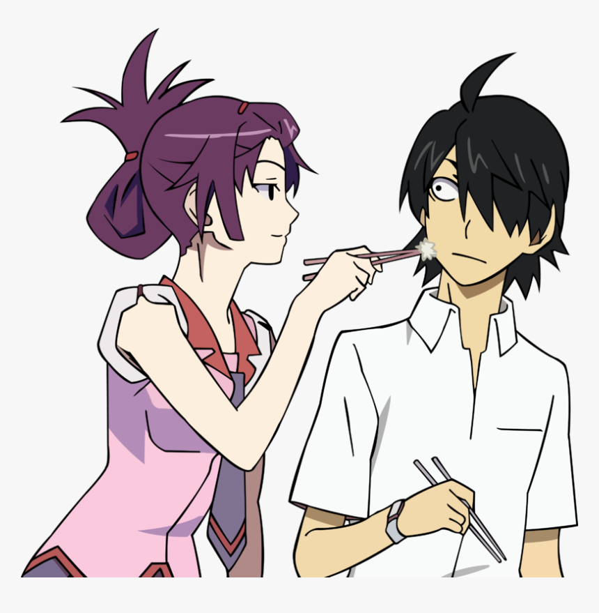 Monogatari ,nisemonogatari, Nekomonogatari, Kizumonogatari, - Koyomi Araragi X Hitagi Senjougahara, HD Png Download, Free Download