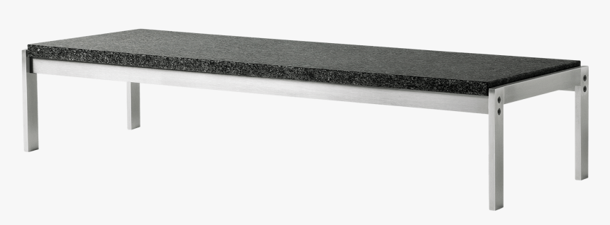 Fritz Hansen Pk 62 Fritz Hansen Poul Kjaerholm Granite - Outdoor Bench, HD Png Download, Free Download