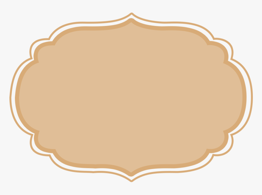 Lower Frames - Brown Label Frame Png, Transparent Png, Free Download