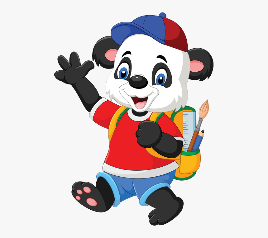 Transparent Panda Bear Png - Panda Bear School Clipart, Png Download, Free Download