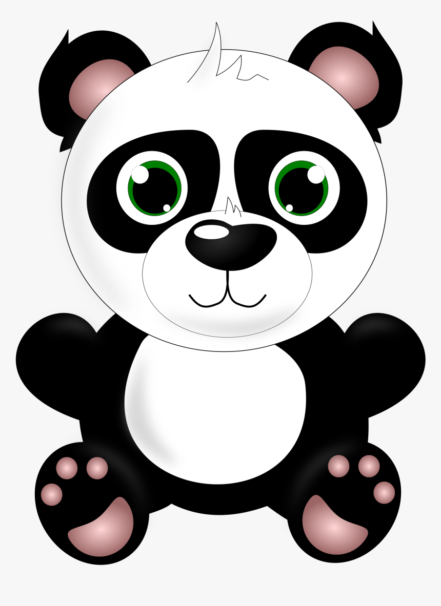 Baby Panda Png - Animated Baby Panda With Transparent Background, Png Download, Free Download