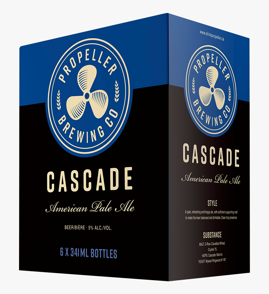 6pack-cascade - Propeller Pilsner, HD Png Download, Free Download