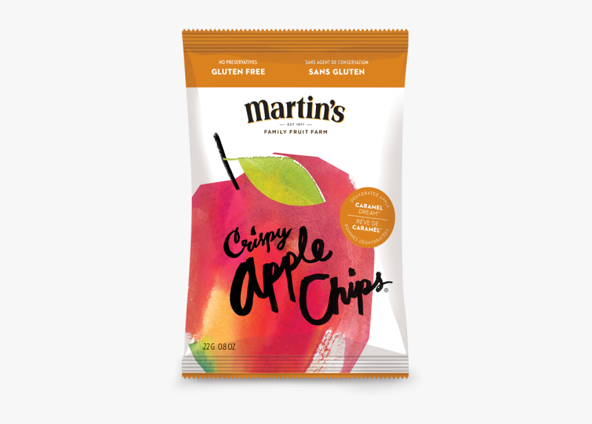 Crispy Apple Chips - Martins Apple Chips, HD Png Download, Free Download