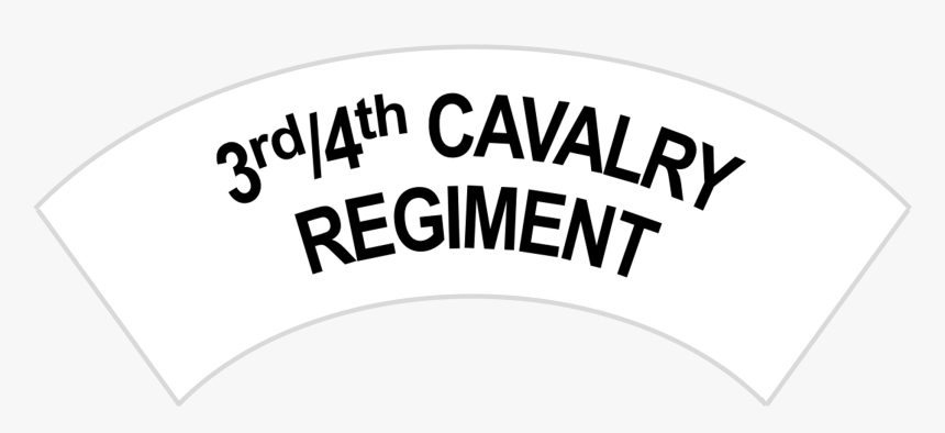 3rd 4th Cavalry Regiment Battledress Flash Black And - Texas Department Of Public Safety, HD Png Download, Free Download