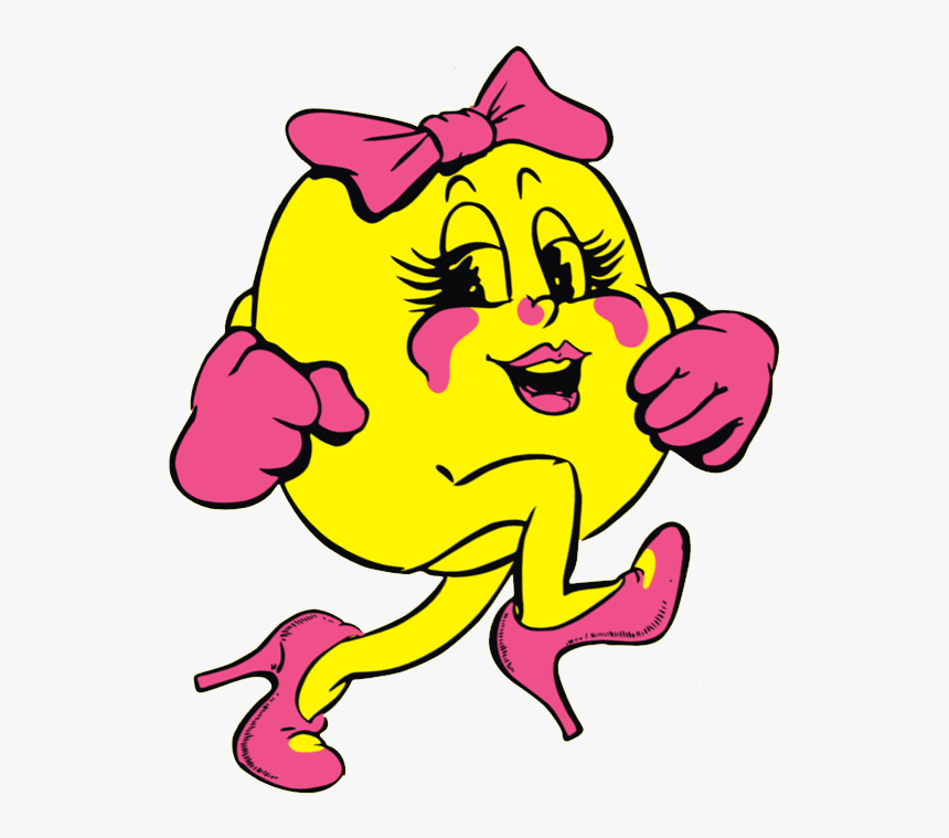 Pac Man , Png Download - Ms Pacman Sideart, Transparent Png, Free Download