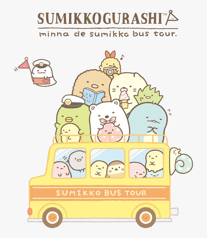 Sumikkogurashi Minna De Sumikko Bus Tour - Cartoon, HD Png Download, Free Download