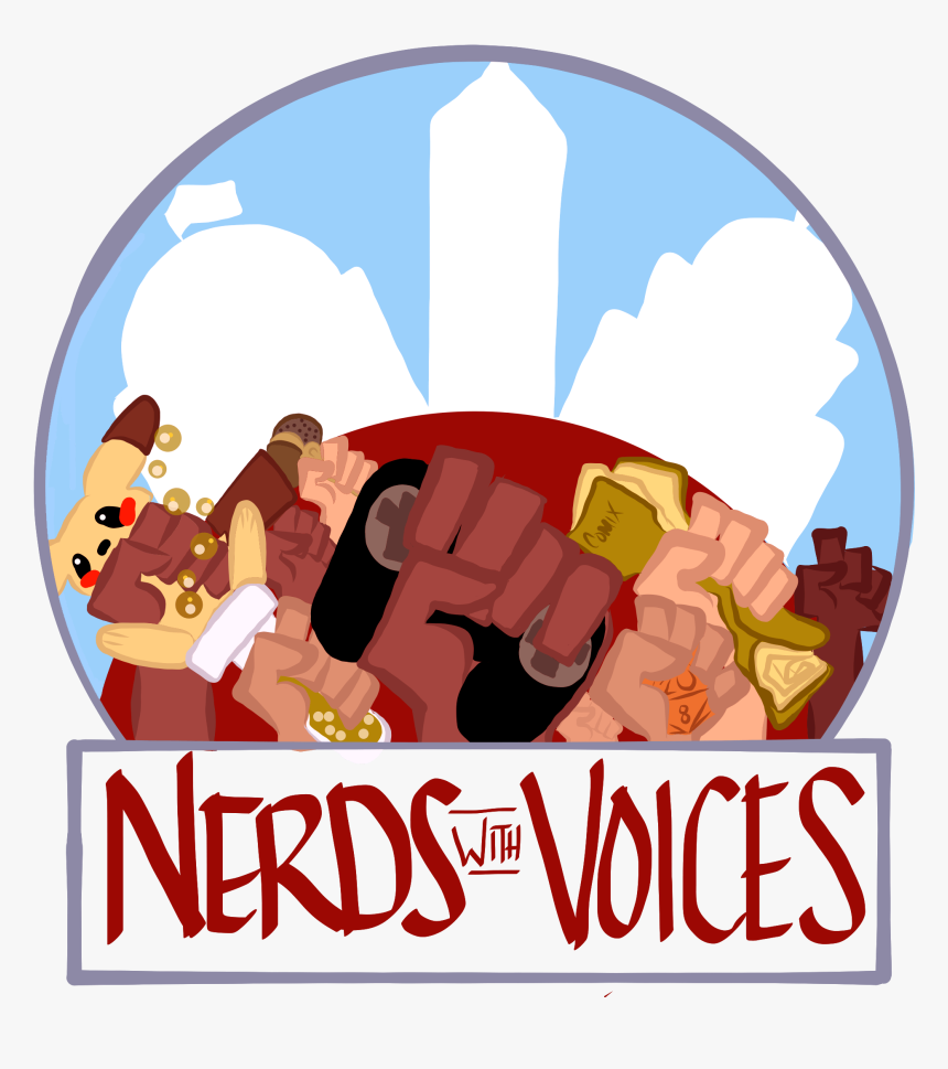 Logo For The Nerds With Voices Podcast Network - Poster, HD Png Download, Free Download