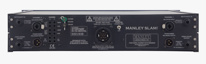 Manley Slam Image2 - Manley Labs Slam Mastering, HD Png Download, Free Download