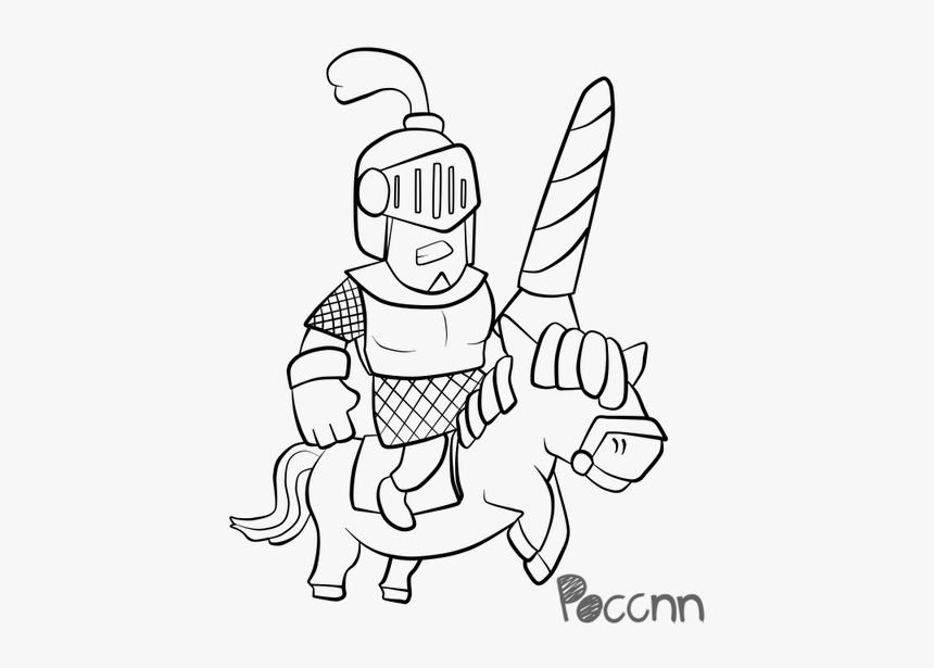 Clash Royale Lineart Download - Cartoon, HD Png Download, Free Download