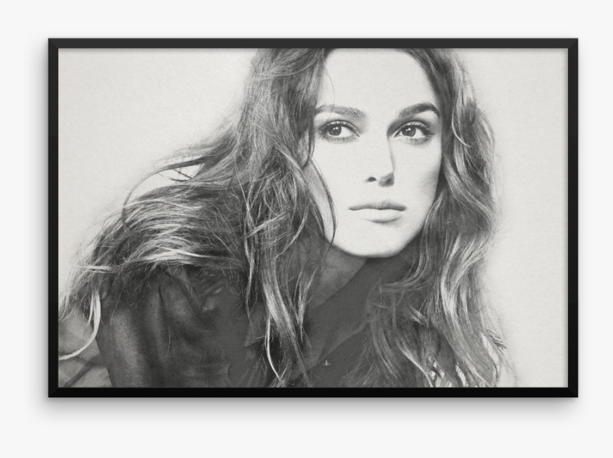 Keiraknightly Mockup Wall Horizontal Original - Picture Frame, HD Png Download, Free Download