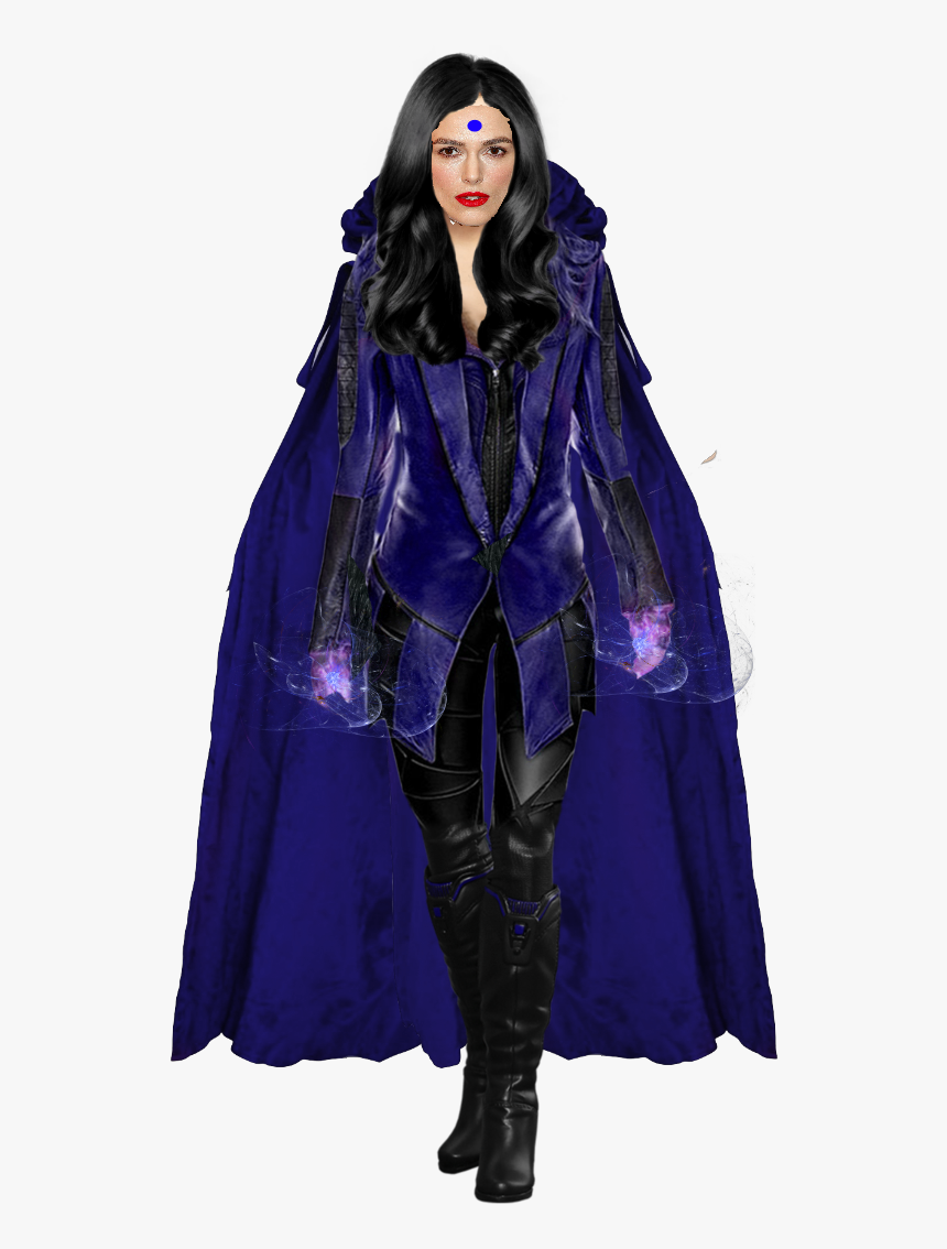 #raven #teentitans #keiraknightley Keira Knightly As - Titans Elizabeth Gillies Raven, HD Png Download, Free Download