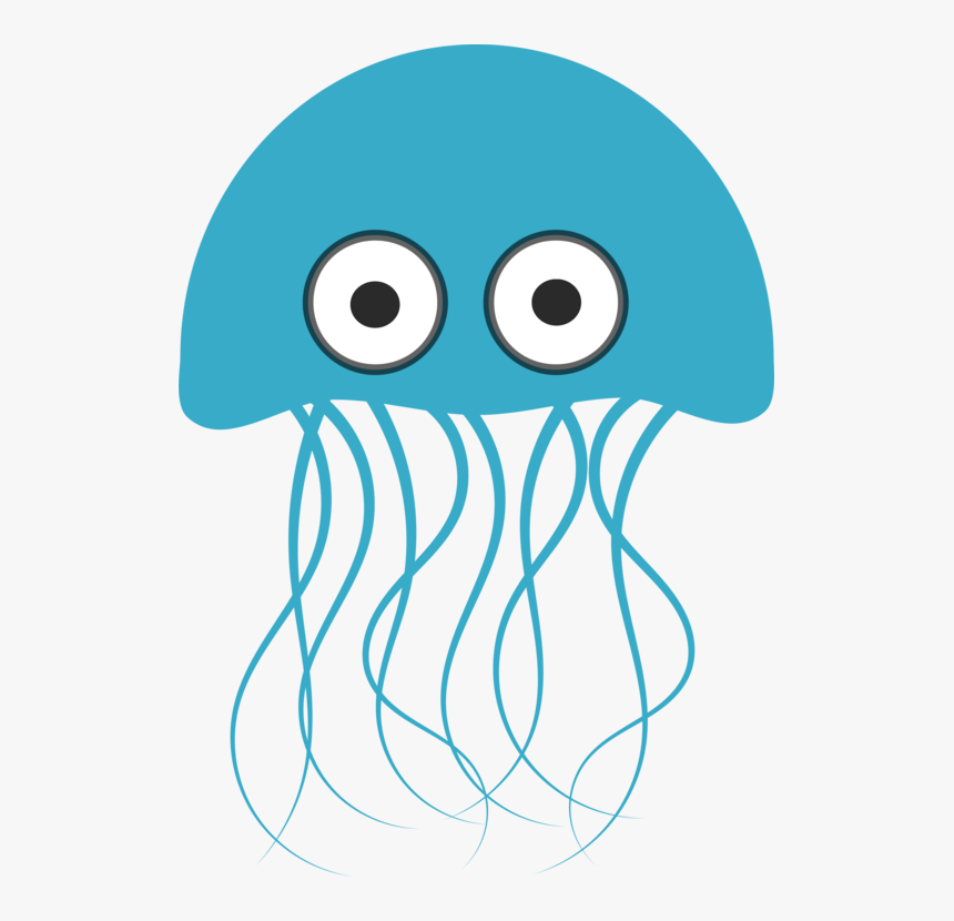 Transparent Cartoon Ocean Png - Cartoon Jellyfish Png, Png Download, Free Download