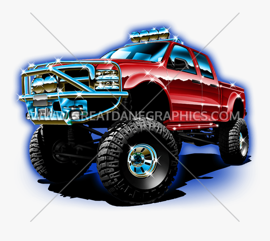 Race Clipart Monster Truck Tire - Off-road Vehicle, HD Png Download, Free Download