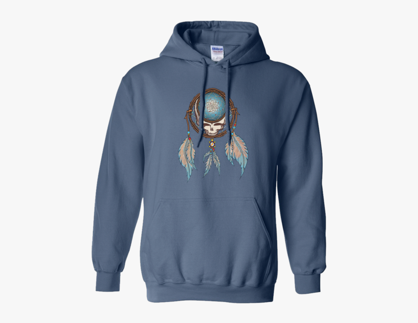 Grateful Dead Steal Your Face Skull In A Dream Catcher - Star Trek Hoodie, HD Png Download, Free Download