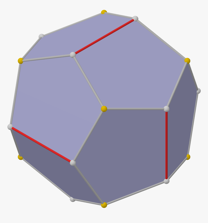 Polyhedron Pyritohedron From Yellow Max - Umbrella, HD Png Download, Free Download