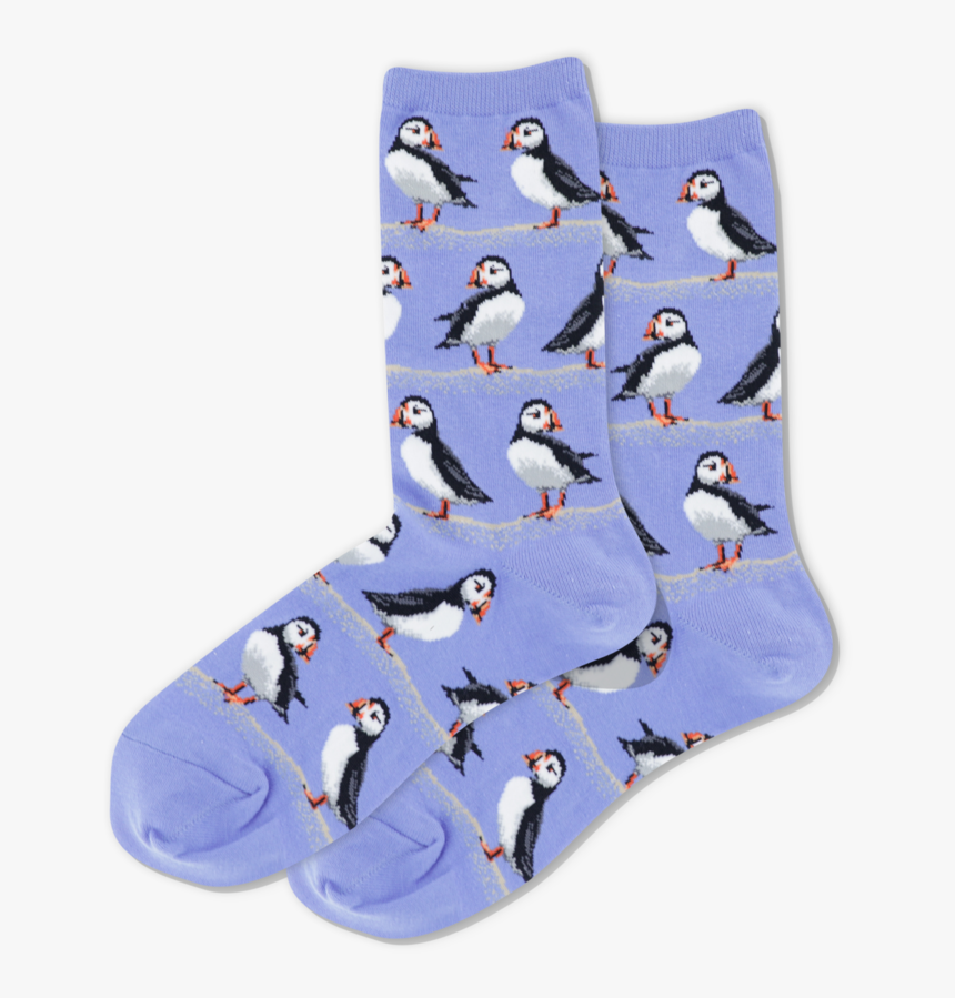 Women"s Puffins Crew Socks"
 Class="slick Lazy Image - Cartoon, HD Png Download, Free Download