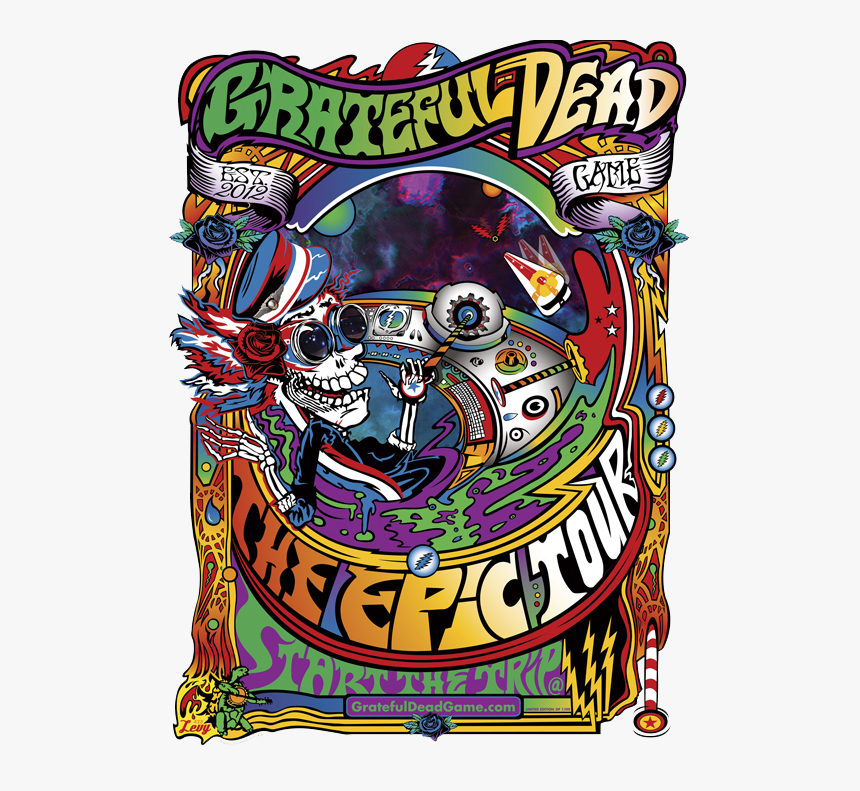 Greatfuldead Image On We Heart It - Grateful Dead Tour, HD Png Download, Free Download