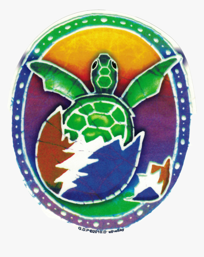 Grateful Dead Turtle Sticker, HD Png Download, Free Download