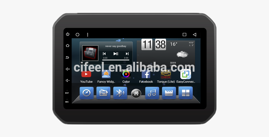 9" - Android Kia Rio 2018, HD Png Download, Free Download