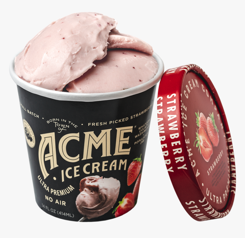 Transparent Strawberry Ice Cream Png - Premium Ice Cream, Png Download, Free Download