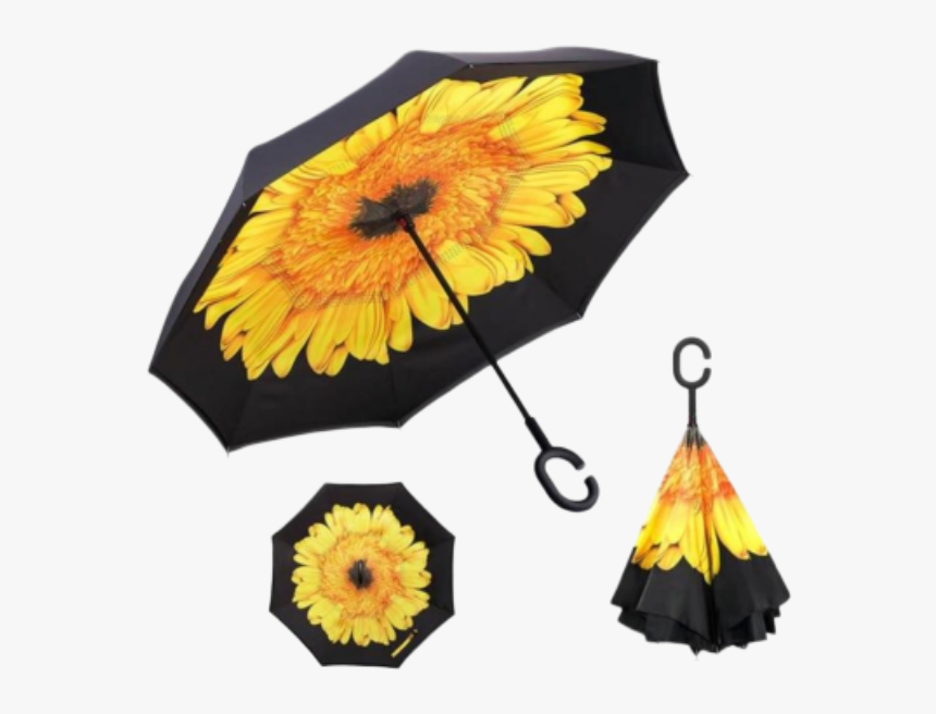 Sunflower Topsy Turvy Umbrella, HD Png Download, Free Download