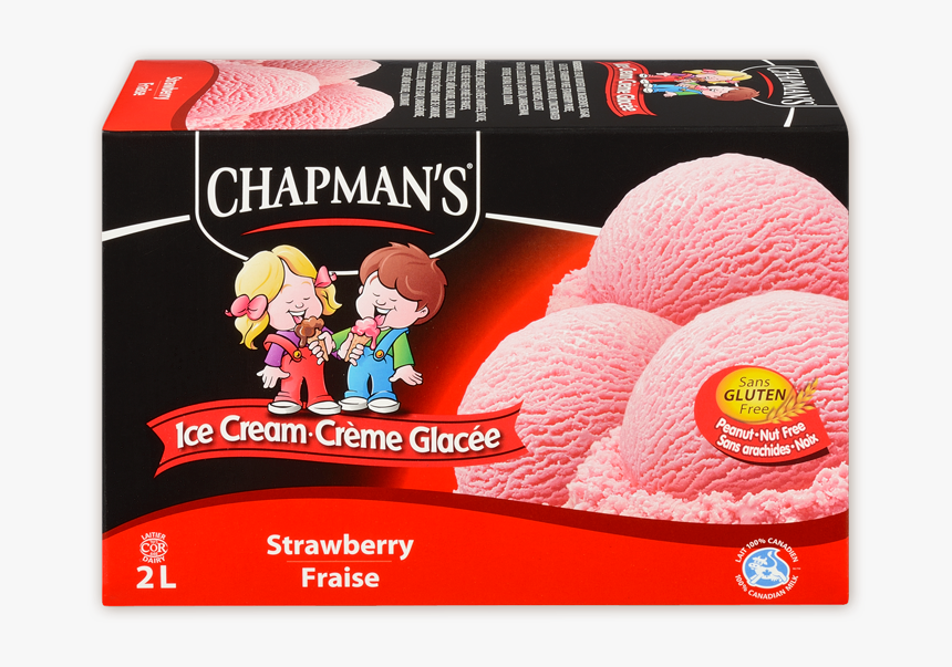 Chapman"s Original Strawberry Ice Cream - Chapmans Tiger Tail Ice Cream, HD Png Download, Free Download