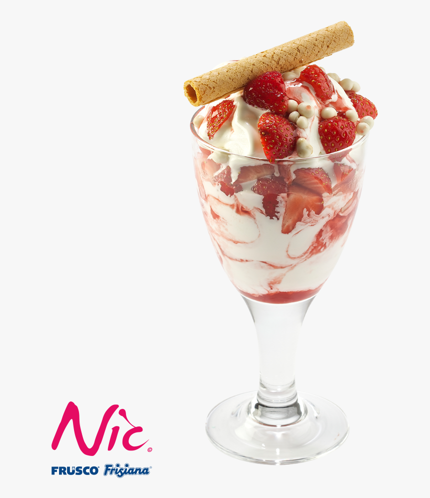 Strawberry Ice Cream Coupe, HD Png Download, Free Download