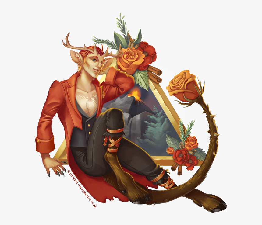 Antlered Tiefling, HD Png Download, Free Download