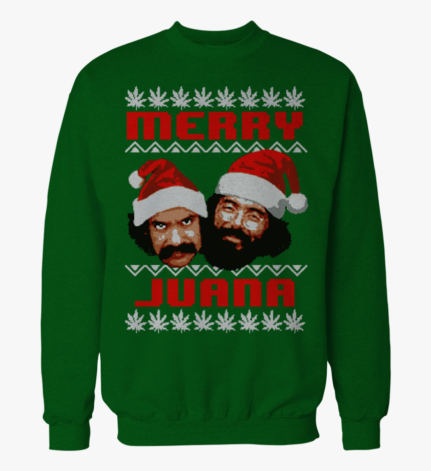 Cheech And Chong Christmas Sweatshirt, HD Png Download, Free Download